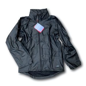 Helly Hansen Black Voss Rain Jacket Men's L